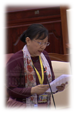 အမျိုးသားစီမံကိန်းနှင့် စီးပွားရေးဖွံ့ဖြိုးတိုးတက်မှုဝန်ကြီးဌာန၊ ဒုတိယဝန်ကြီး ဒေါ်စန်းရီ