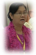 အမျိုးသားစီမံကိန်းနှင့် စီးပွားရေးဖွံ့ဖြိုးတိုးတက်မှုဝန်ကြီးဌာန၊ ဒုတိယဝန်ကြီး ဒေါ်လဲ့လဲ့သိန်း