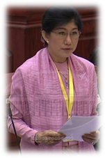 ယဉ်ကျေးမှုဝန်ကြီးဌာန၊ ဒုတိယဝန်ကြီး ဒေါ်စန္ဒာခင် 