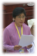 ယဉ်ကျေးမှုဝန်ကြီးဌာန၊ ဒုတိယဝန်ကြီး ဒေါ်စန္ဒာခင်