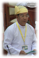 သမ္မတရုံးဝန်ကြီးဌာန-၁၊ သမ္မတရုံးဝန်ကြီး၊ ဦးသန့်ရှင်း 