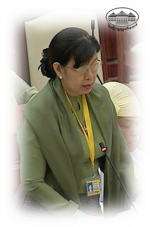 ပြည်ထောင်စုကျန်းမာရေးဝန်ကြီးဌာန၊ ဒုတိယဝန်ကြီး ဒေါက်တာ ဒေါ်သိန်းသိန်းဌေး