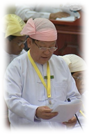 နိုင်ငံတော်သမ္မတရုံးဝန်ကြီးဌာန-၄၊ ဒုတိယဝန်ကြီး ဦးအောင်သိမ်း